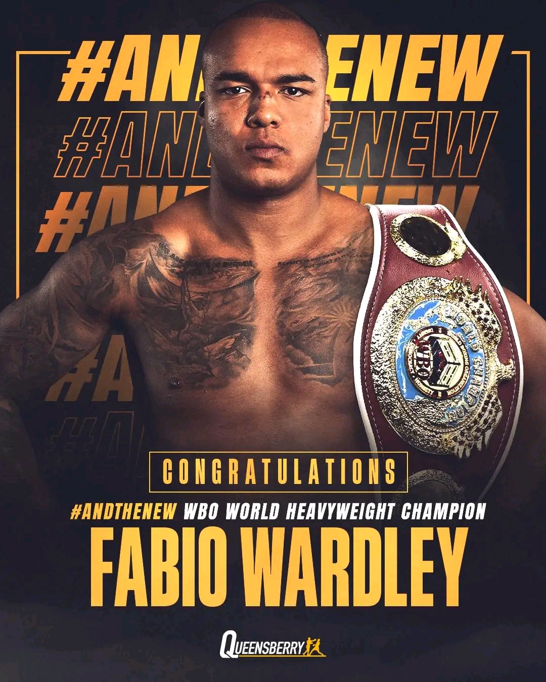 Fabio Wardley Now WBO World Heavyweight Champion After Usyk Vacates Title