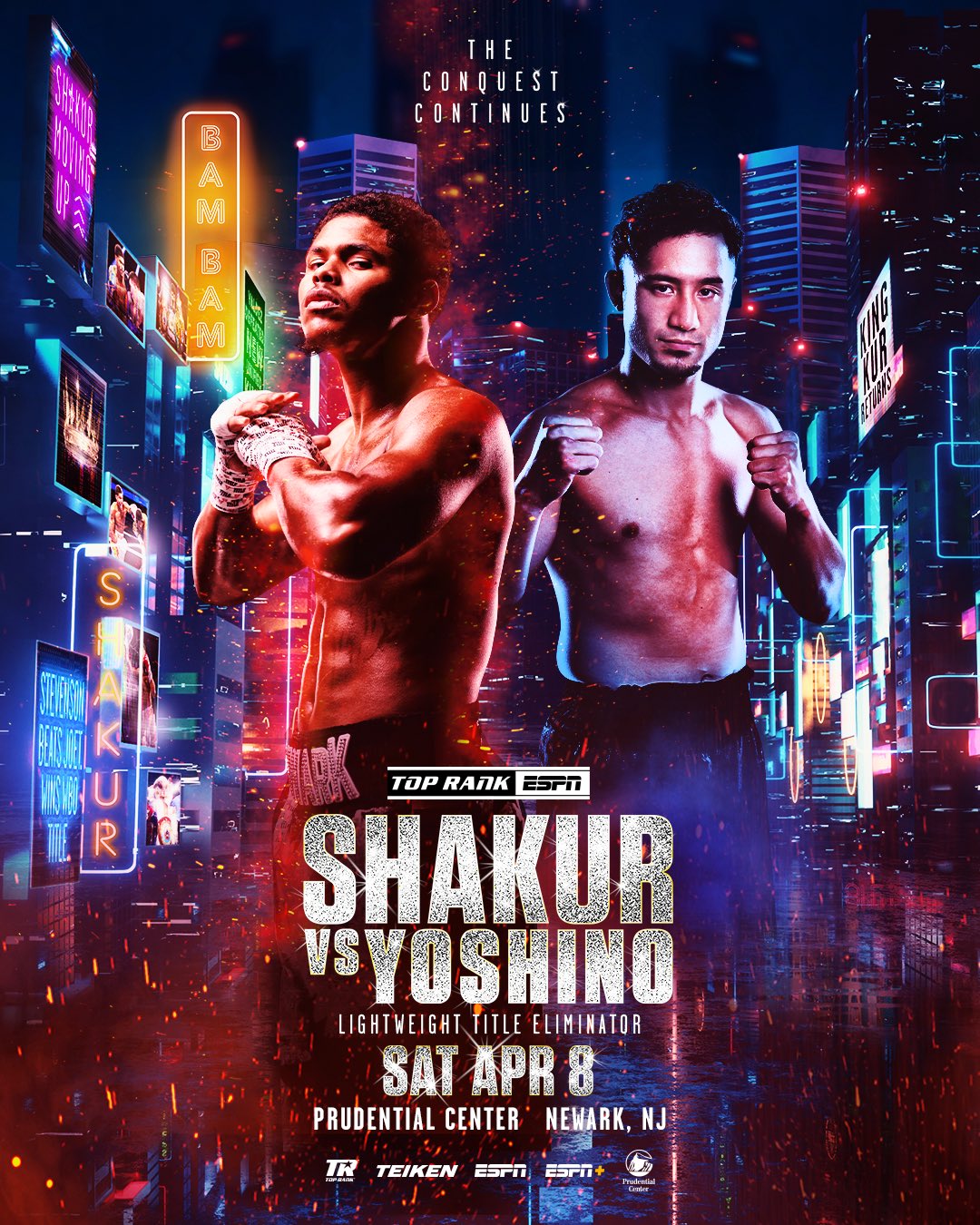 Shakur Stevenson vs. Shuichiro Yoshino, 12 rounds, WBC Lightweight Eliminator