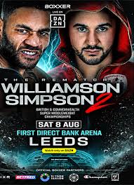 CALLUM SIMPSON VS. TROY WILLIAMSON II – THE REMATCH EVERYONE HAS BEEN WAITING FOR!