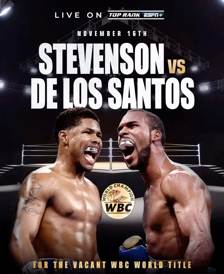 Shakur Stevenson and Edwin De Los Santos Clash for the Vacant WBC Lightweight Title Fight