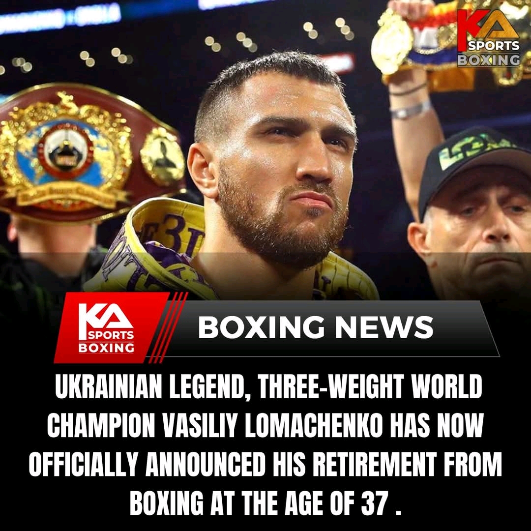 Vasiliy Lomachenko Officially Retires From Boxing