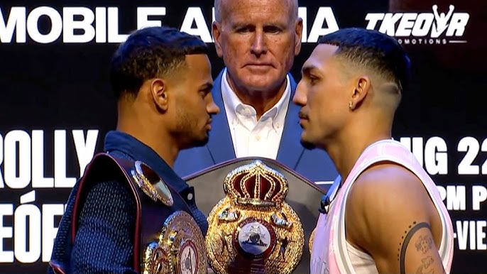 Rolly Romero and Teofimo Lopez Hold First Face-Off Ahead of August 22 WBA Welterweight Title Fight