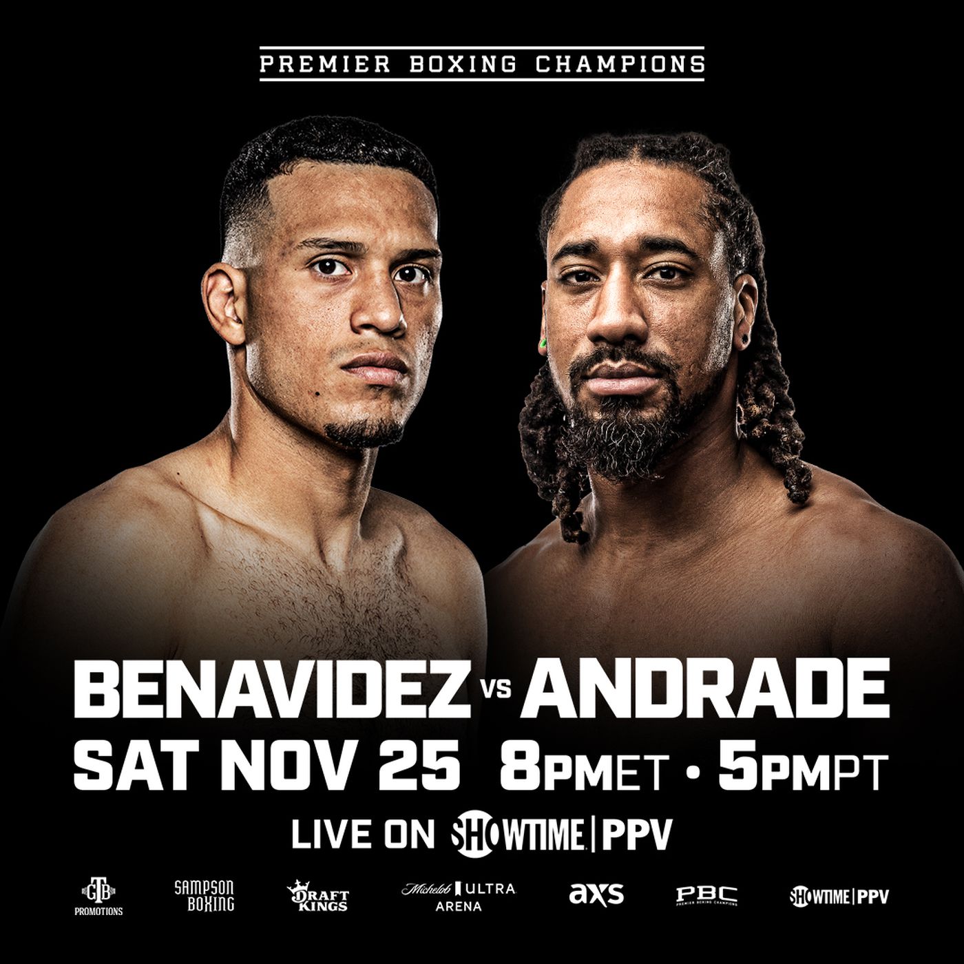 Benavidezâ€™s to Defend his WBC Interim Super Middleweight Title Against Andrade in a 12 rounds Fight