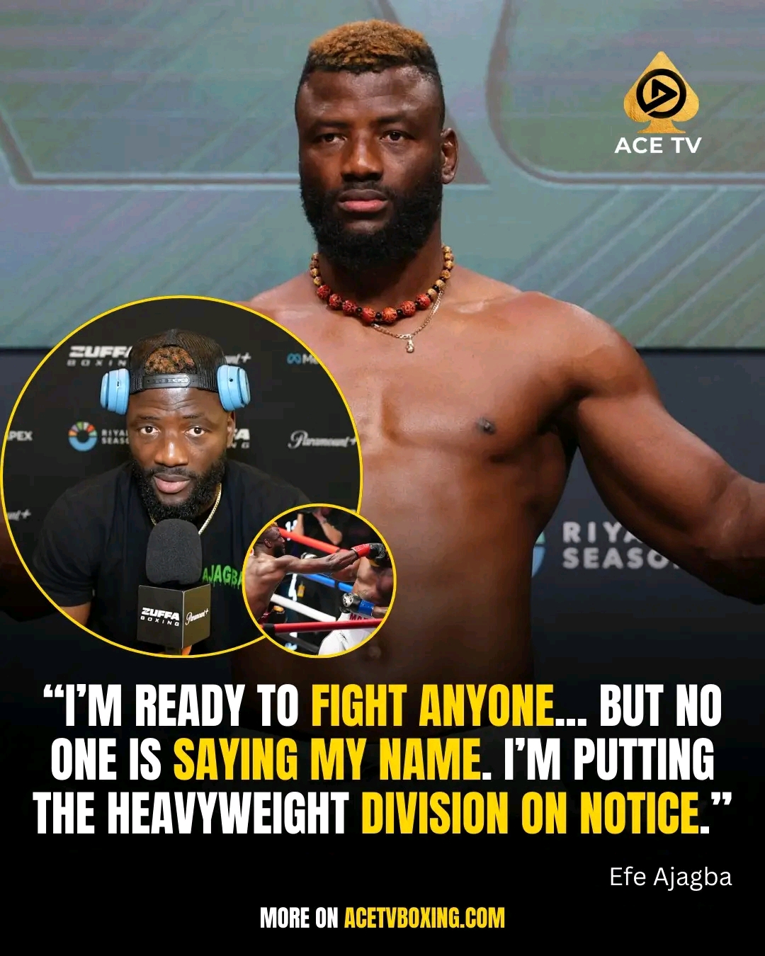 Efe Ajagba Wants All Top Heavyweights