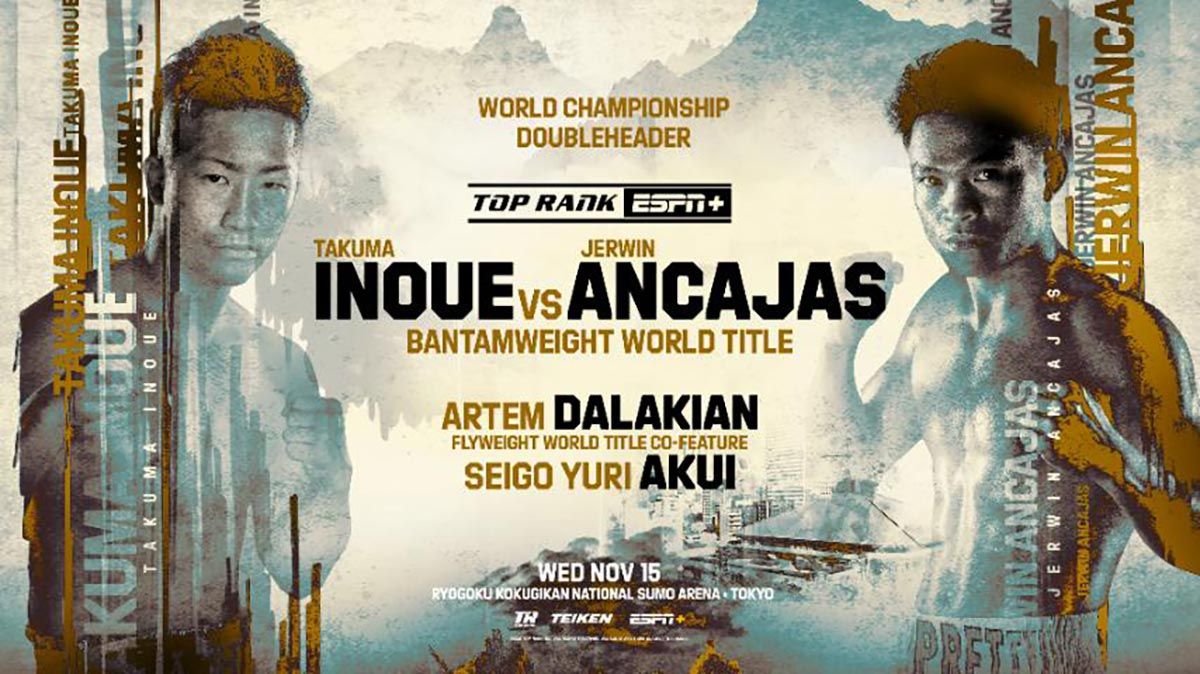 Ancajas Earns a Shot at Inoueâ€™s WBA Title as he Faces Inoue in a 12 Round Fight