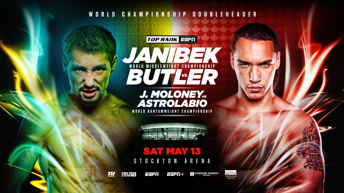 Janibek Alimkhanuly And Steven Butler Battle it Out in World Championship Doubleheader 12-round Middleweight Bout