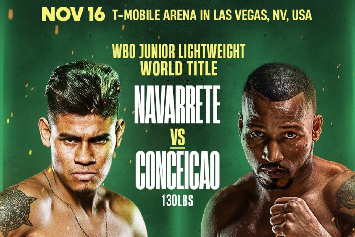 Emanuel Navarrete is Set to Defend His Title As He Battles it Out with Robson Conceicao in a 12 Rounds Title Clash