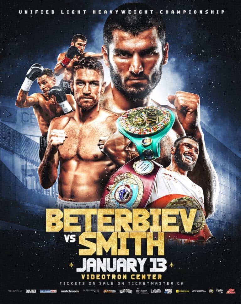 Artur Beterbiev and Callum Smith Set For Long-Awaited 12 Rounds Showdown Light Heavyweight Title Bout on January 13th