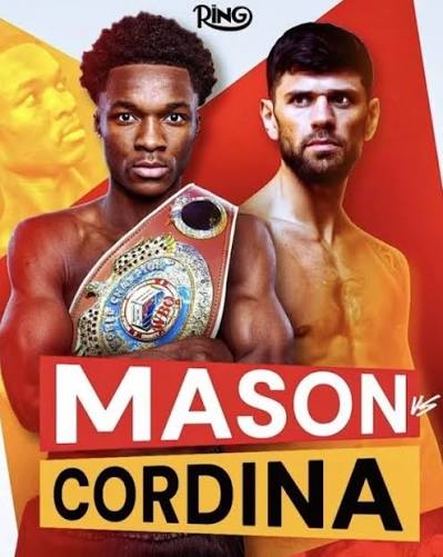 SPEED MEETS EXPERIENCE 🥊🔥 ABDULLAH MASON AND JOE CORDINA ARE SET FOR A SHOWDOWN YOU DON’T WANT TO MISS.