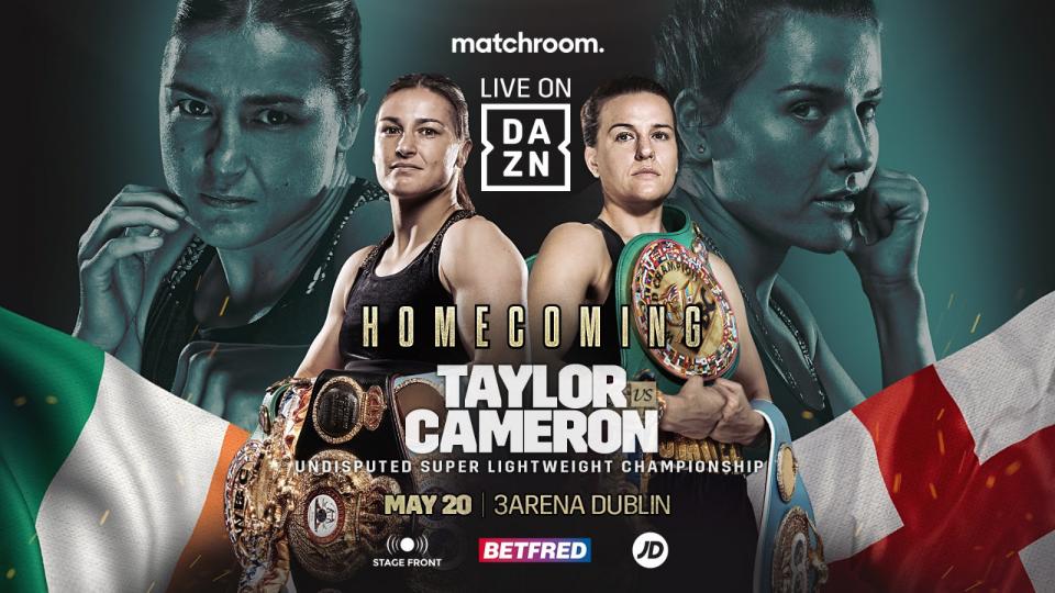 KATIE TAYLOR VS. CHANTELLE CAMERON Mega 12 Rounds IBF Super Bantamweight Champion Clash