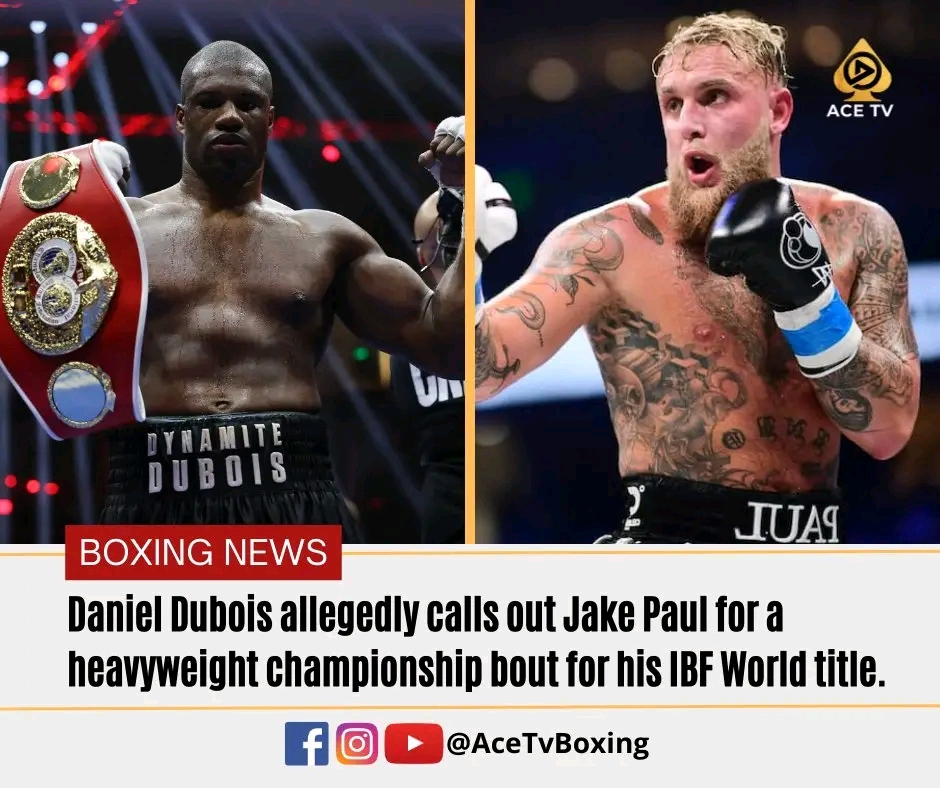 Daniel " Dynamite " Dubois Wants To Fight Jake Paul